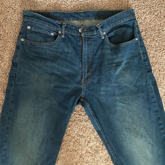 Levi Strauss 505 Regular Fit Blue Jeans Size 36/32 - Picture 3 of 16